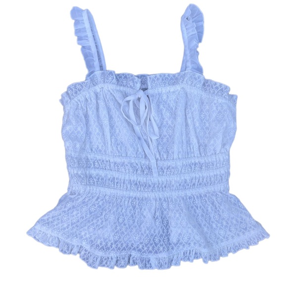 ASOS Waisted Cami In Broderie - Picture 2 of 6